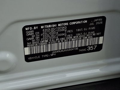 2027 Mitsubishi Outlander Sport Base