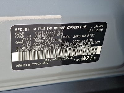 2026 Mitsubishi Outlander SE