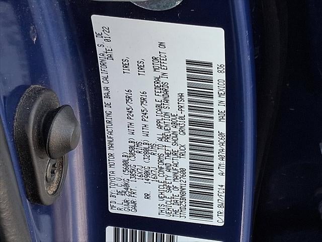 2022 Toyota TACOMA SR5 SR5