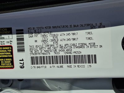 2026 Toyota Tacoma 2WD Base