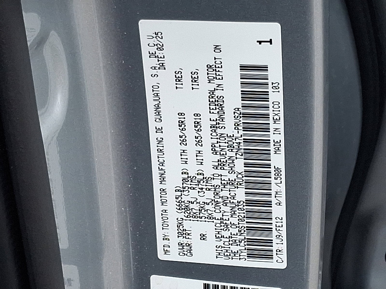 2025 Toyota Tacoma 4WD Base