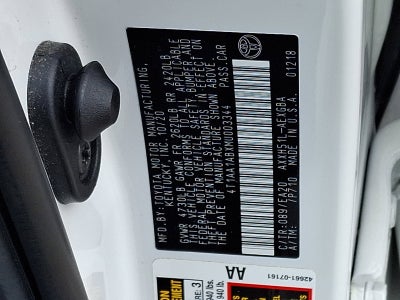 2021 Toyota AVALON HYBRID Hybrid XLE