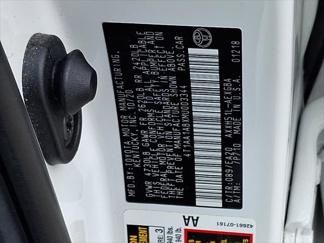 2021 Toyota AVALON HYBRID Hybrid XLE