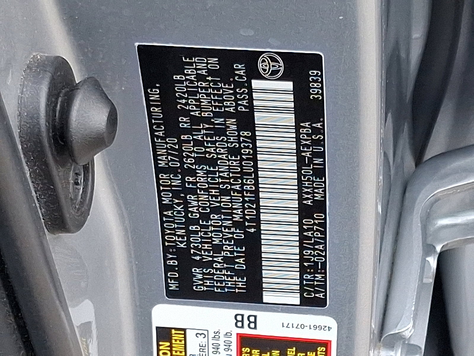 2020 Toyota Avalon Hybrid Limited