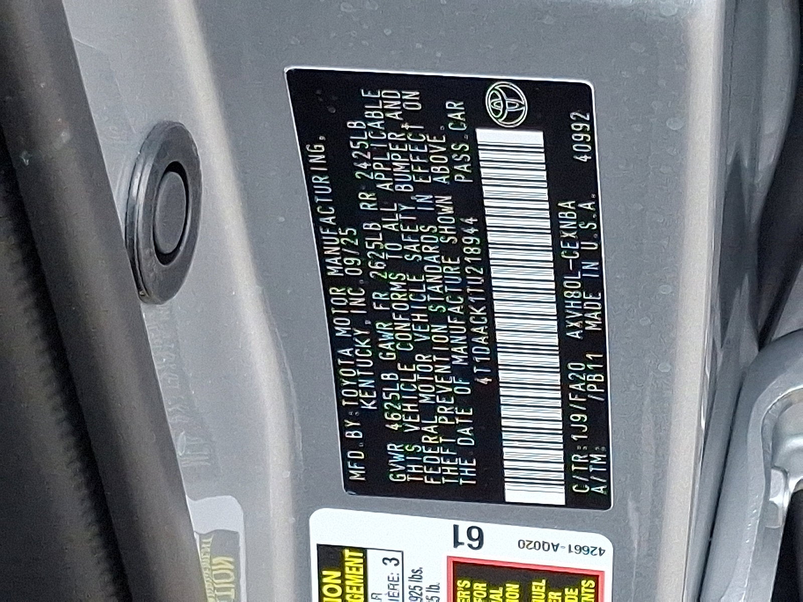 2026 Toyota Camry Base