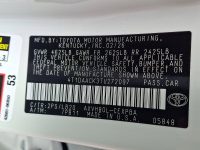 2026 Toyota Camry XSE