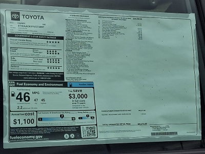2026 Toyota Camry XSE
