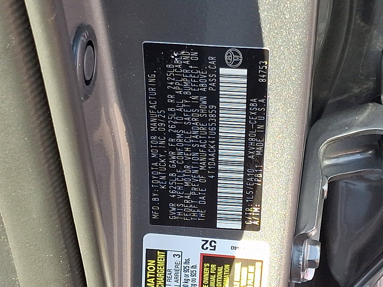 2026 Toyota Camry Base