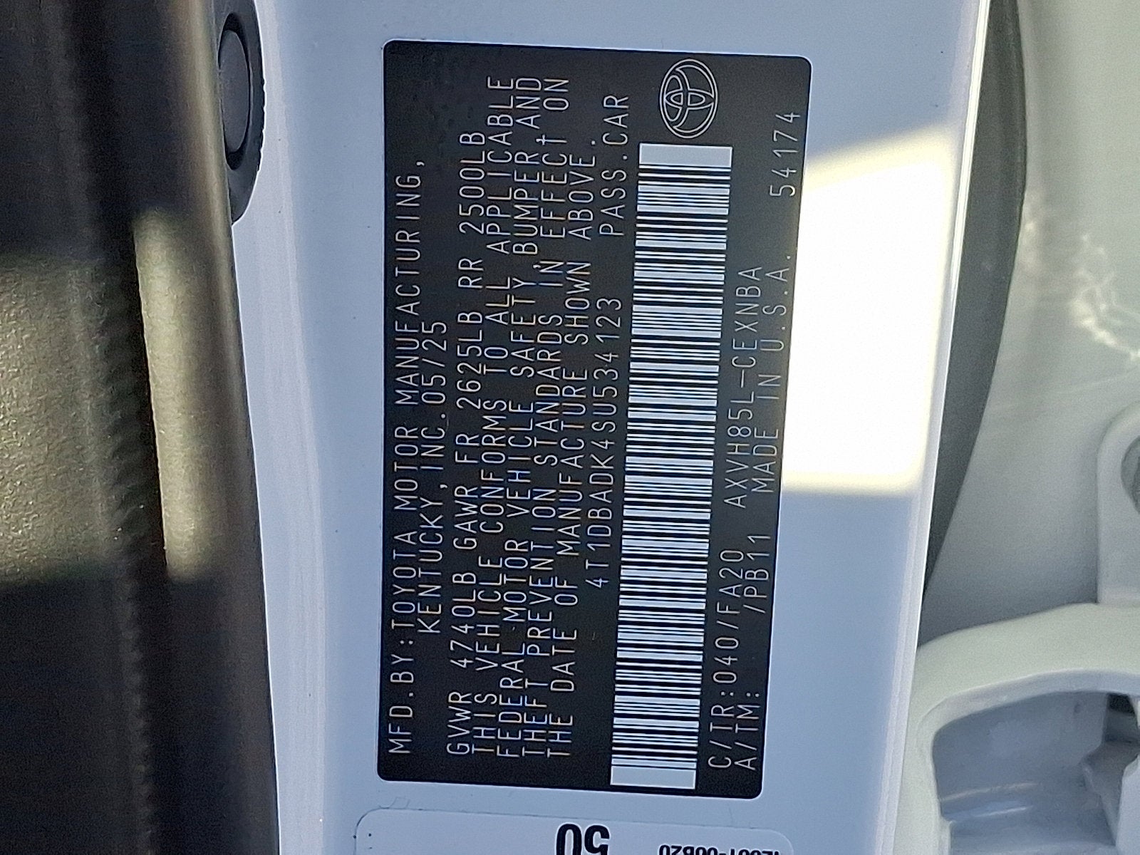 2025 Toyota Camry Base