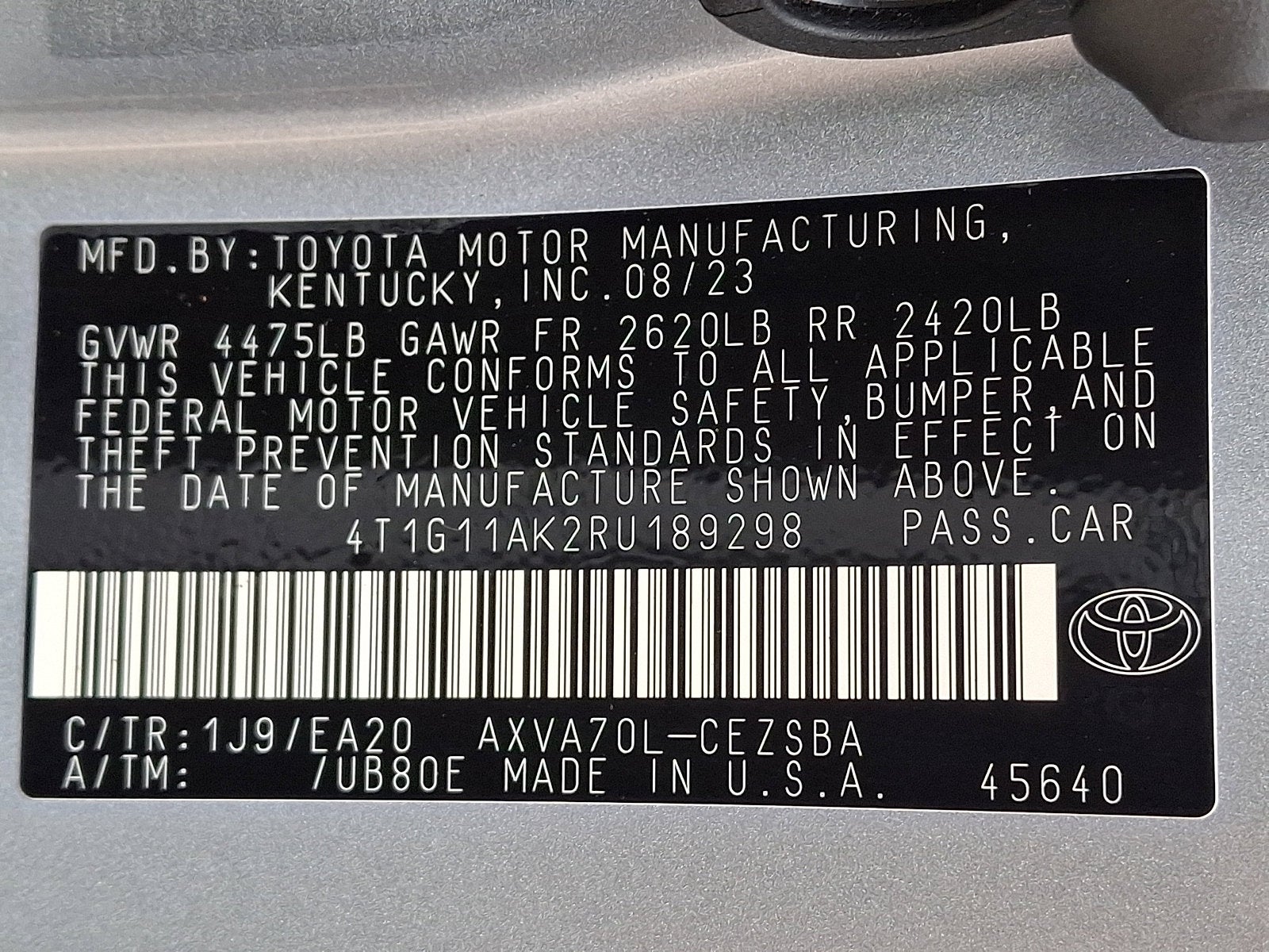 2024 Toyota Camry SE