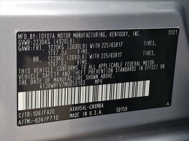 2021 Toyota RAV4 HYBRID Hybrid XLE