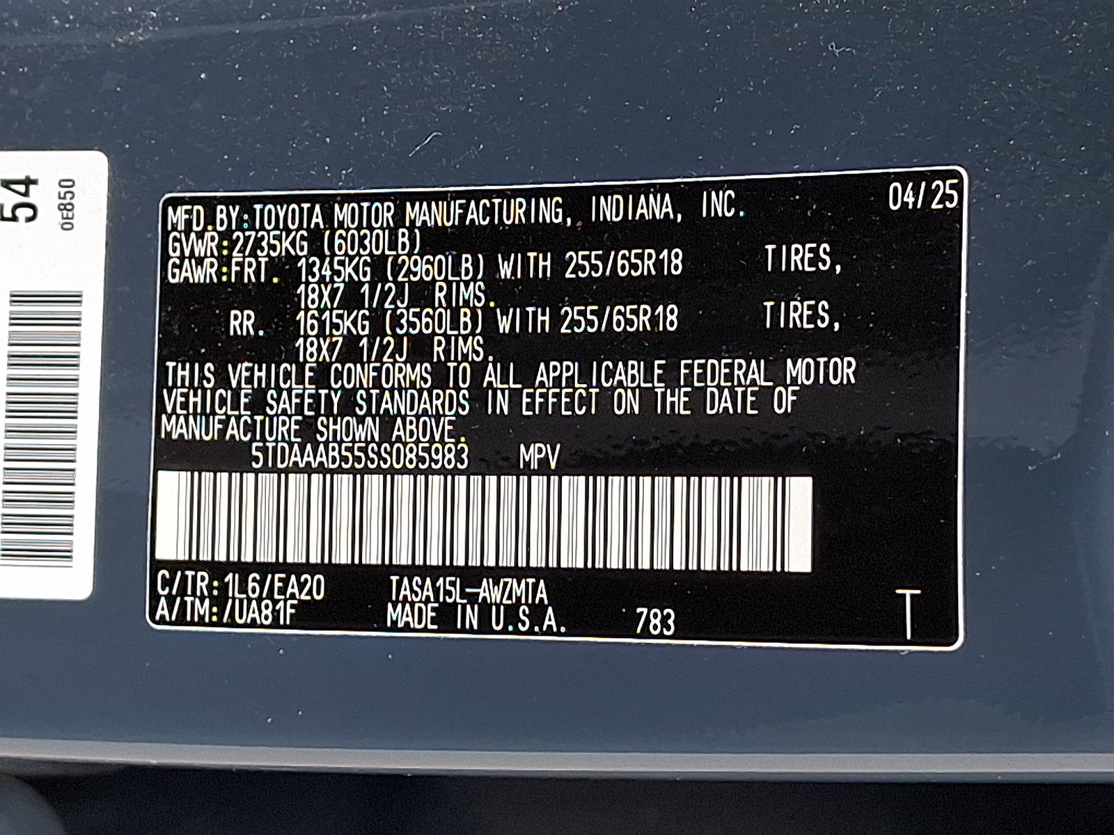 2025 Toyota Grand Highlander Base