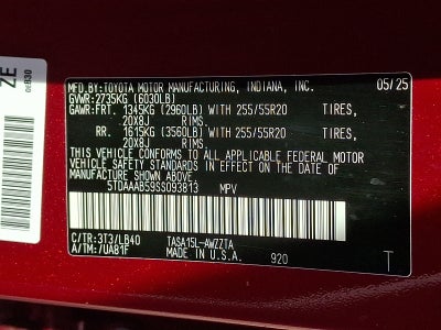 2025 Toyota Grand Highlander Base