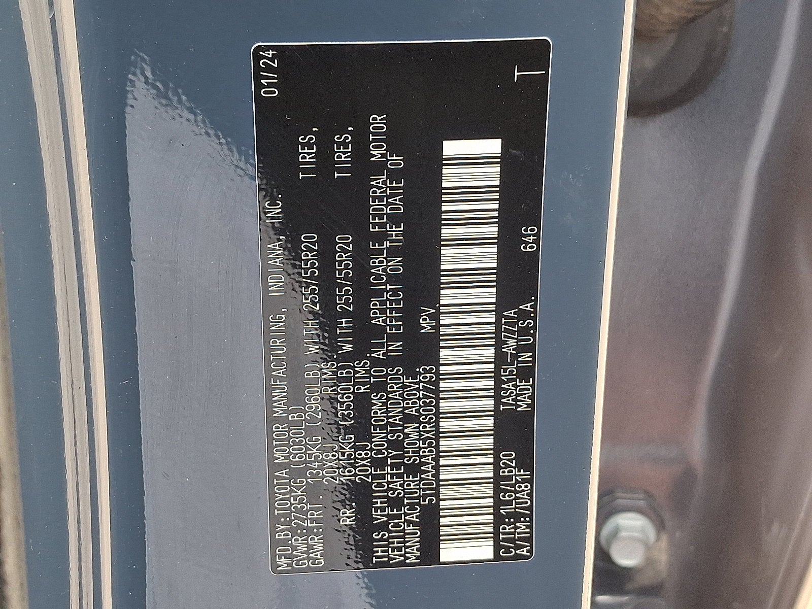 2024 Toyota Grand Highlander Base