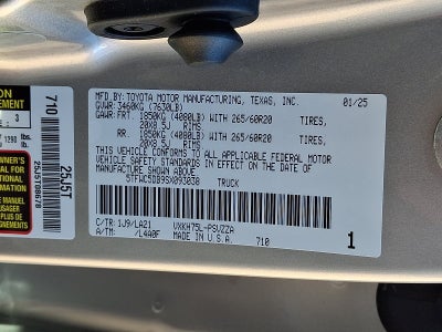 2025 Toyota Tundra 4WD Base