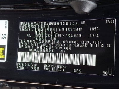 2022 Toyota Corolla Cross XLE