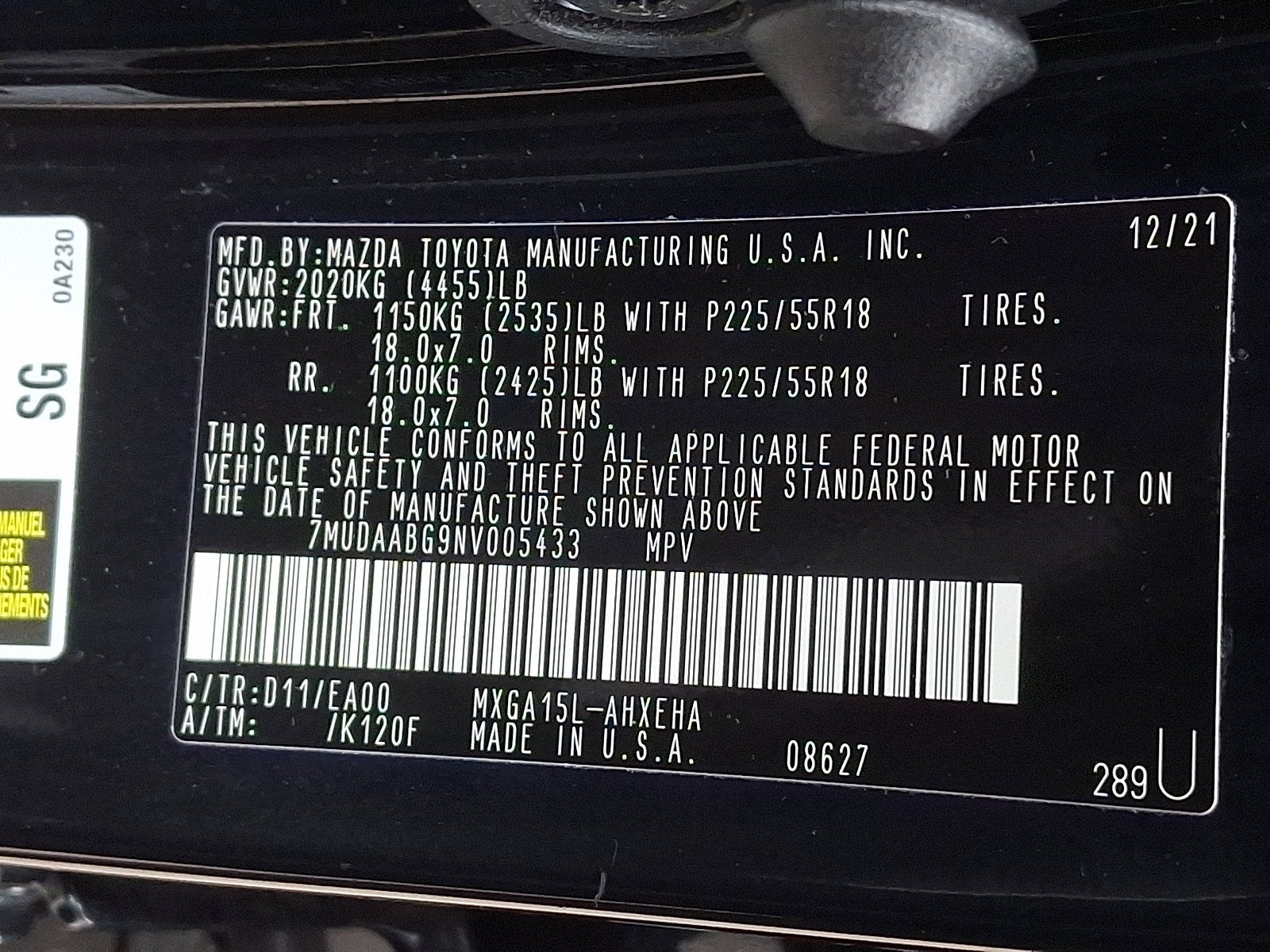 2022 Toyota Corolla Cross XLE