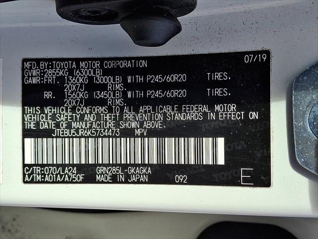 2019 Toyota 4RUNNER Limited