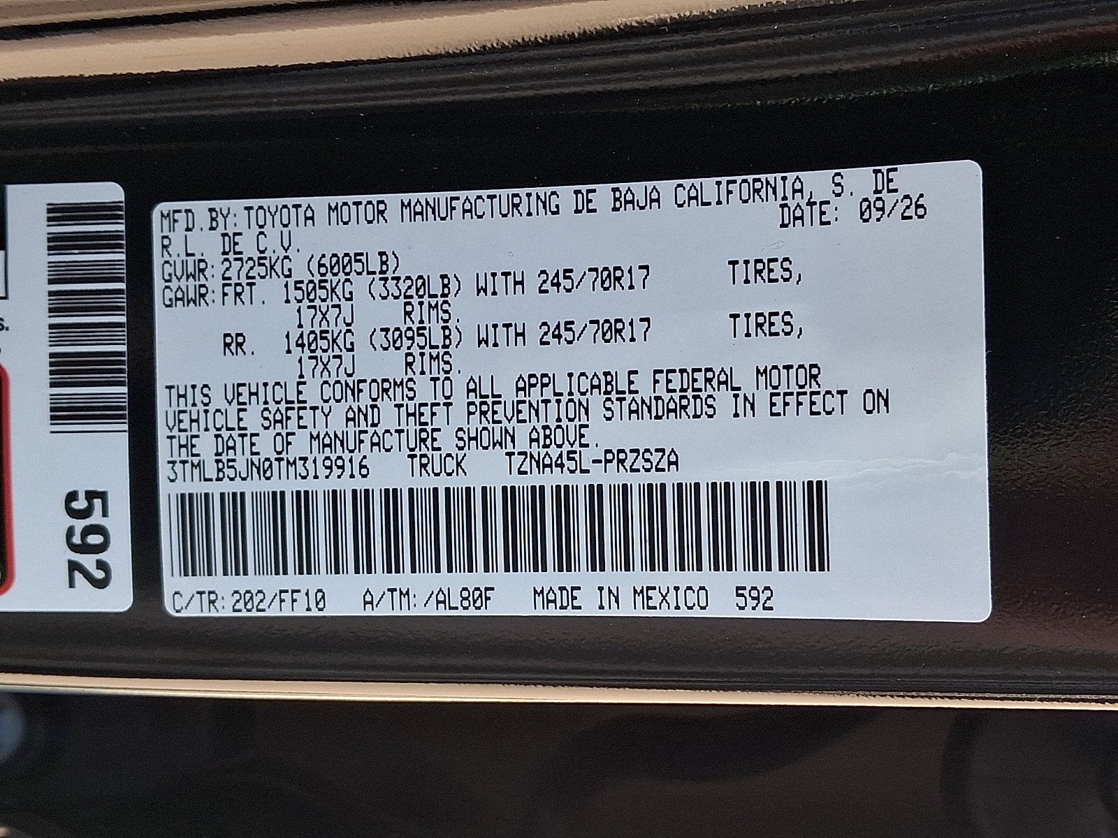 2026 Toyota Tacoma SR5
