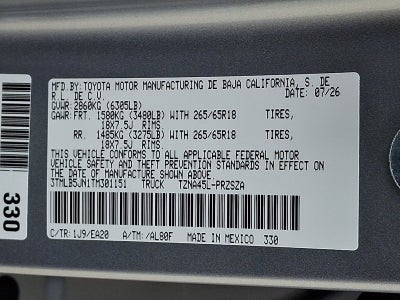 2026 Toyota Tacoma TRD Off-Road