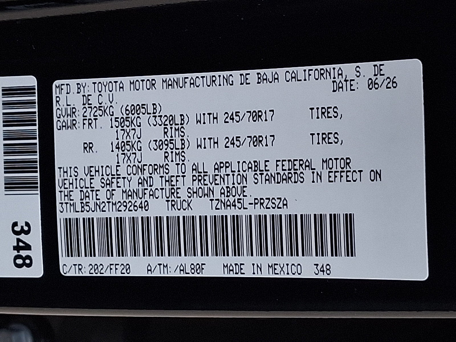 2026 Toyota Tacoma SR5