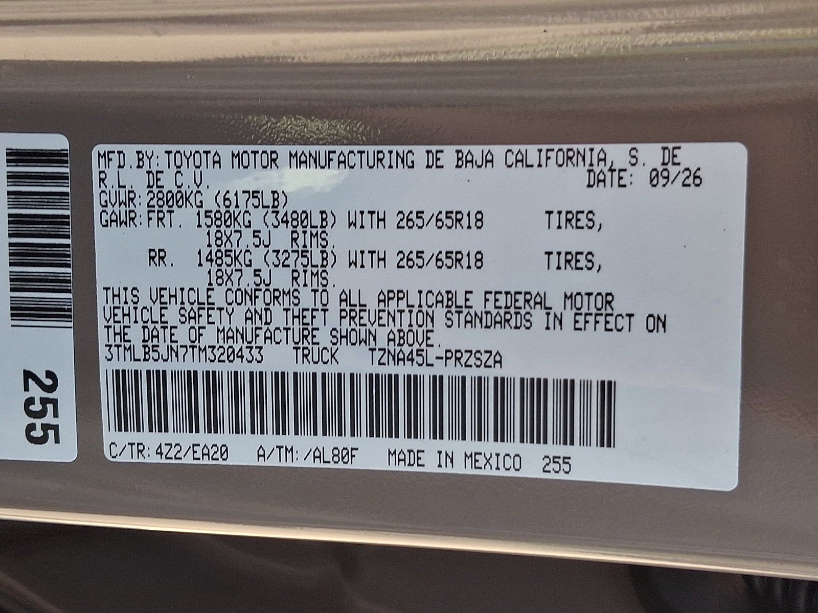 2026 Toyota Tacoma TRD Sport