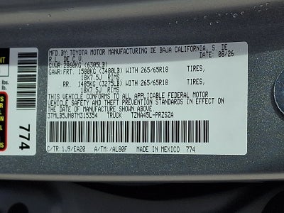 2026 Toyota Tacoma TRD Off-Road