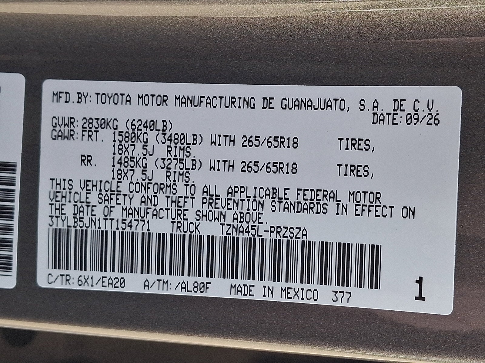 2026 Toyota Tacoma TRD Off-Road