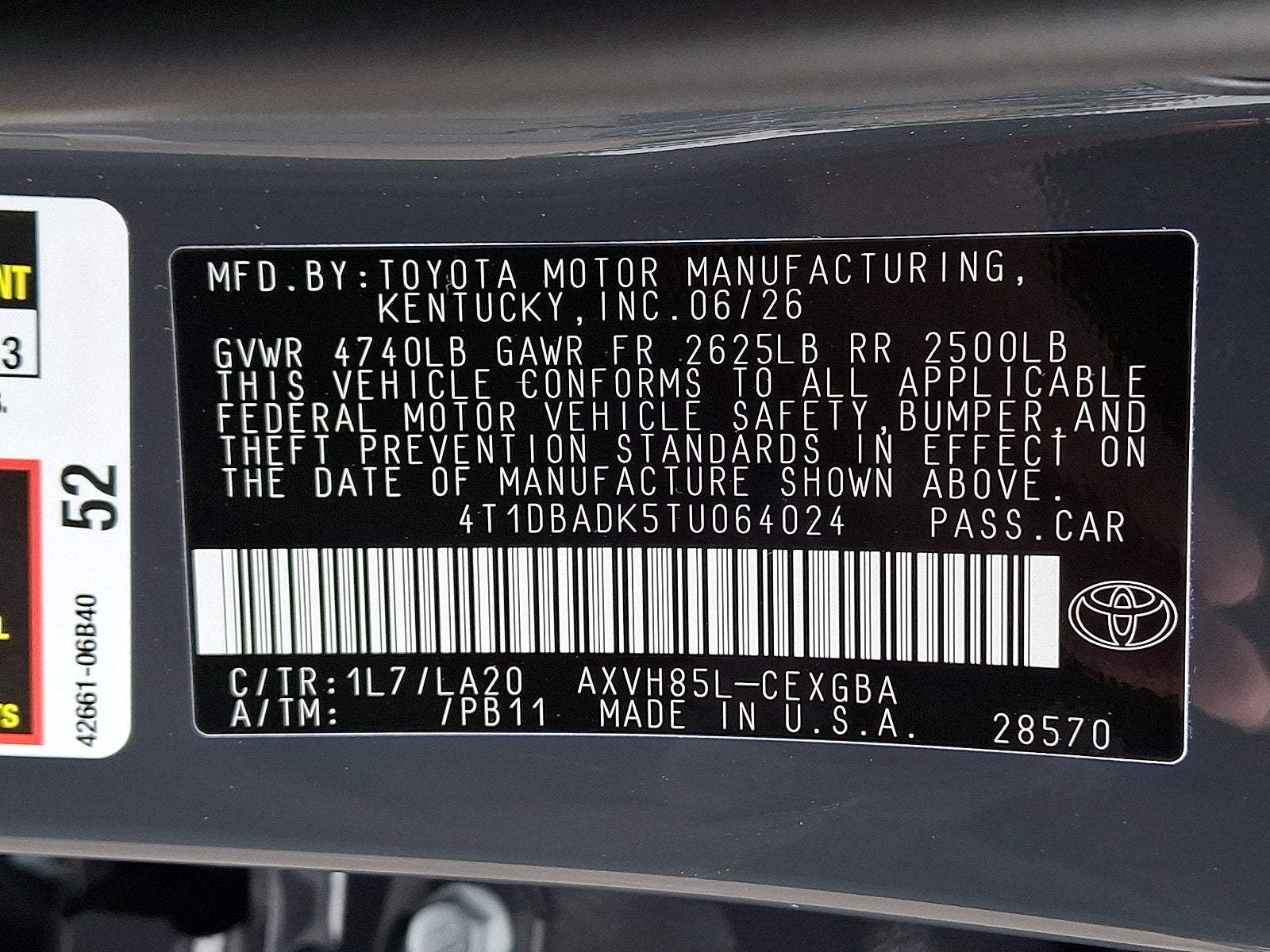 2026 Toyota Camry XLE AWD