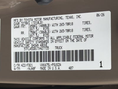 2026 Toyota Tundra SR5