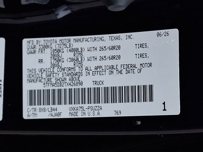 2026 Toyota Tundra 1794 Edition