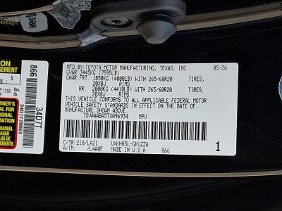2026 Toyota Sequoia Platinum