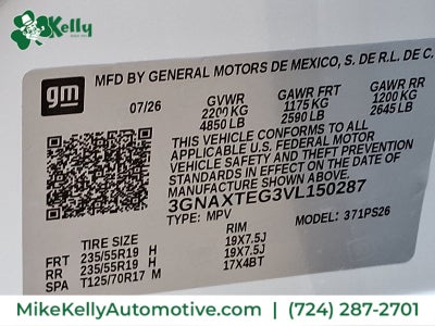 2027 Chevrolet Equinox RS
